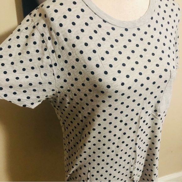 French Connection Polka Dot Pocket Tee - Picture 4 of 7